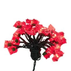 Brilliant Red Truck 20-Count Battery OP White LED Christmas String Lights On/Off/Twinkle/Timer -Christmas Decor Shop christmas string lights 49709 myt c3 1000