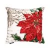 18 In. X 18 In. Poinsettia Pillow 1 18 In. X 18 In. Poinsettia Pillow -Christmas Decor Shop christmas textiles pi 21 2133 64 1000