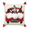 18 In. X 18 In. Plaid Applique Gnomes Pompom Pillow 1 18 In. X 18 In. Plaid Applique Gnomes Pompom Pillow -Christmas Decor Shop christmas textiles pi 21 2134 64 1000