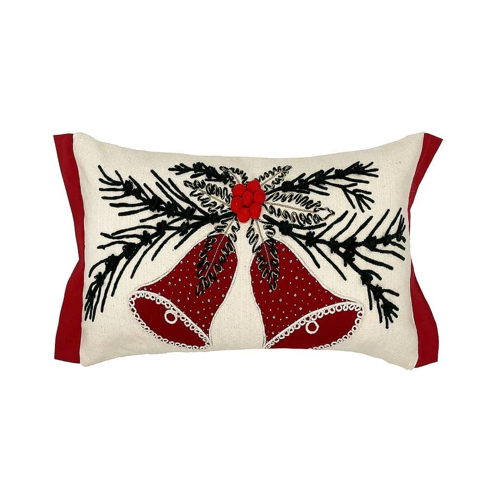 14 In. X 24 In. Christmas Bells Pillow 3 14 In. X 24 In. Christmas Bells Pillow