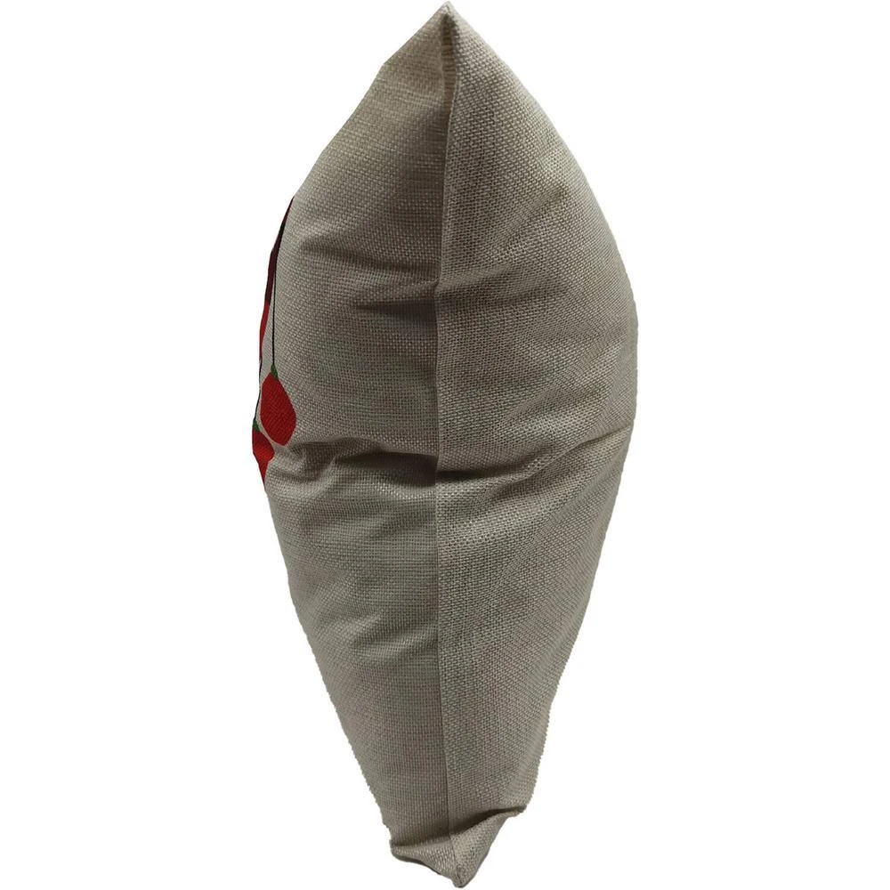 15.5 In. Buffalo Plaid Reindeer Oh My Deer Christmas Throw Pillow 6 15.5 In. Buffalo Plaid Reindeer Oh My Deer Christmas Throw Pillow - Image 4