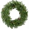 36 In. Prelit Traditional Pine Artificial Christmas Wreath With Multi-Colored LED Lights -Christmas Decor Shop christmas time christmas wreaths ct tp036w ml 64 1000