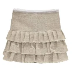 New Traditions 26 In. Ivory Burlap Tiered Ruffles Round Christmas Tree Collar -Christmas Decor Shop christmas tree collars 2266101 1dd 44 1000