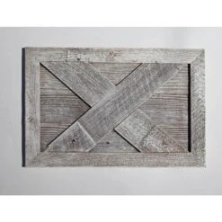 Farmhouse Deluxe 22.5 In. W X 14.5 In. H, 30 In. Dia, White Wash Decorative Christmas Tree Box Collar -Christmas Decor Shop christmas tree collars treecollarwhite fa 1000