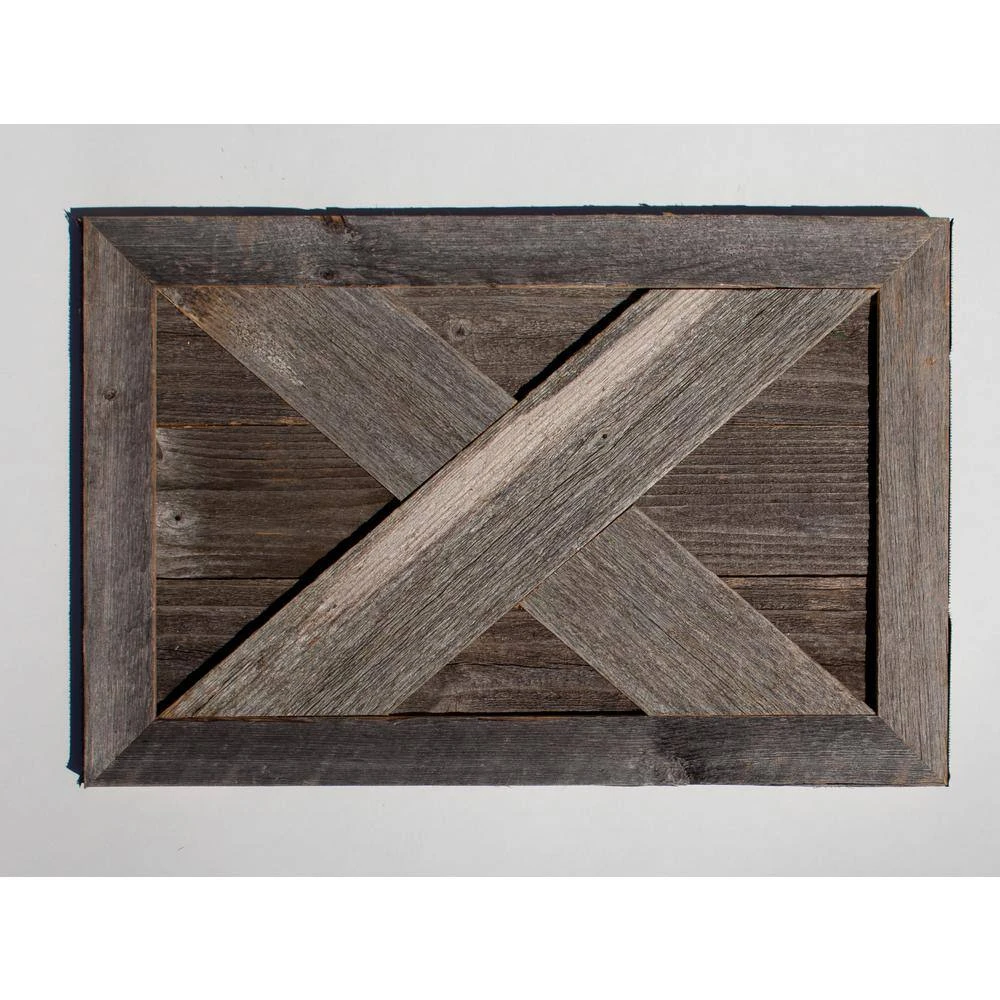 Farmhouse Deluxe 27 In. W X 14.5 In. H, 37 In. Dia, Weathered Gray Decorative Christmas Tree Box Collar 7 Farmhouse Deluxe 27 In. W X 14.5 In. H, 37 In. Dia, Weathered Gray Decorative Christmas Tree Box Collar - Image 5