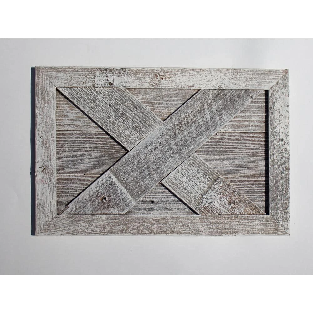 Farmhouse Deluxe 27 In. W X 14.5 In. H, 37 In. Dia, White Wash Decorative Christmas Tree Box Collar 7 Farmhouse Deluxe 27 In. W X 14.5 In. H, 37 In. Dia, White Wash Decorative Christmas Tree Box Collar - Image 5