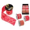 4 In. X 30 Ft. Gold On Red Jumbo Wire Edge Xmas Ribbon (6-Pack) -Christmas Decor Shop christmas tree ribbon 41974 64 1000