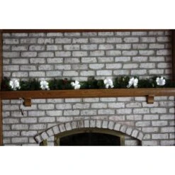 4 In. White LED Light Mini Bows (4-Pack) -Christmas Decor Shop christmas tree ribbon bg04 1w003 a d4 1000