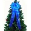 9 In. 36-Light LED Blue Ribbon Bow 1 9 In. 36-Light LED Blue Ribbon Bow -Christmas Decor Shop christmas tree ribbon rb33 b009 a 64 1000