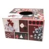 6 In. Dia Burgundy And Red Original Christmas Tree Skirt Box -Christmas Decor Shop christmas tree skirts 76237 64 1000