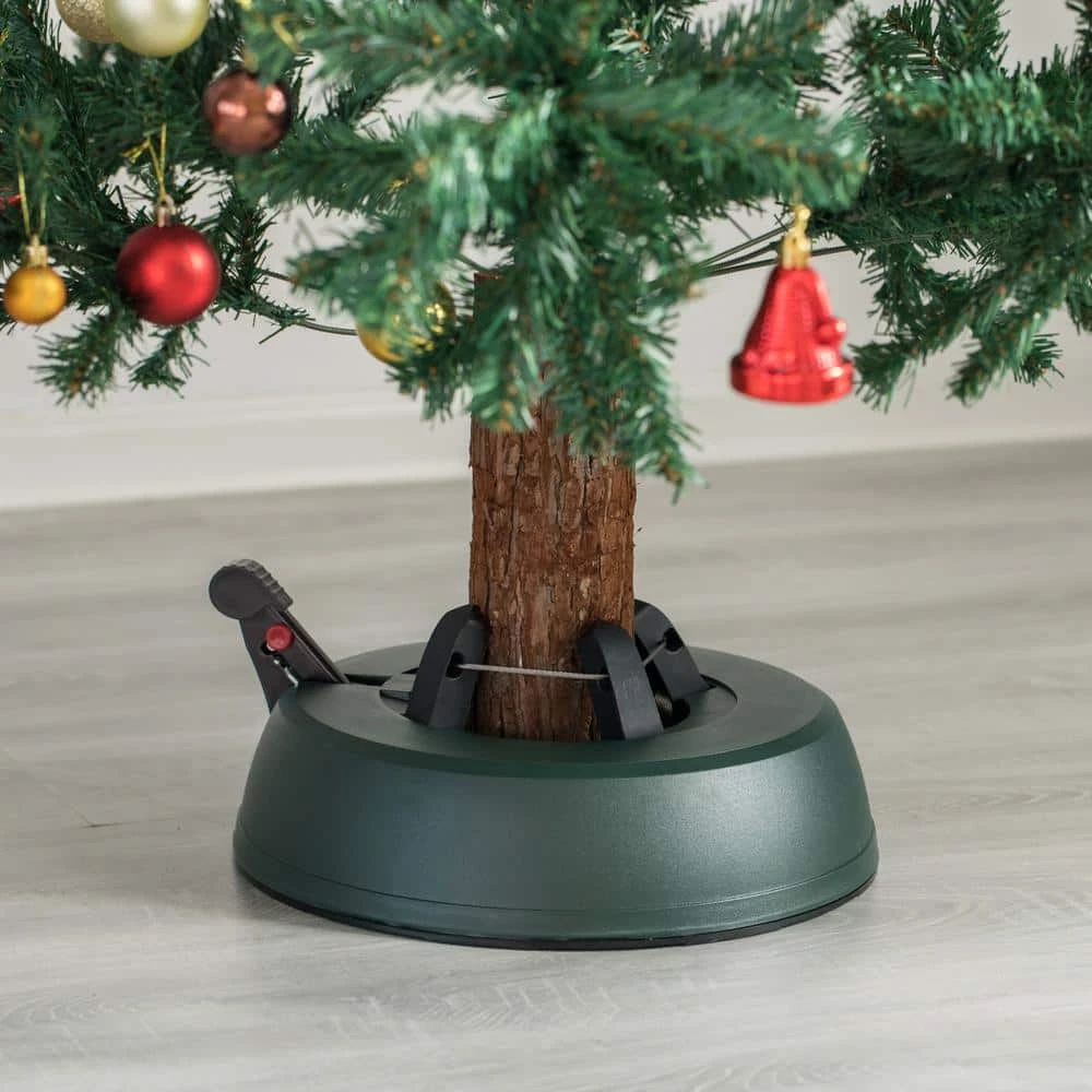 Automatic Green Plastic Foot Pedal Christmas Tree Stand 6 Automatic Green Plastic Foot Pedal Christmas Tree Stand - Image 4
