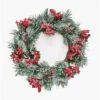 13 In Artificial Christmas Wreath And Centerpiece With Snow Berry And Pine -Christmas Decor Shop christmas wreaths 12028 64 1000