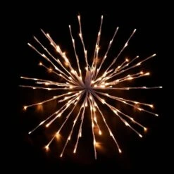 32 In. Classic White LED Christmas Spritzer