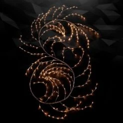 10 Ft. Classic White/Gold LED Climber