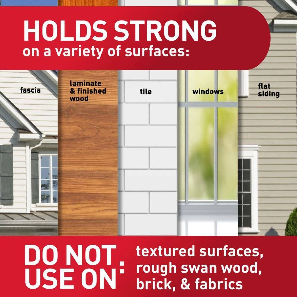 COMMAND Outdoor Rope Light Clips, Clear, Damage Free Decorating, 12 Clips And 16 Strips 9 COMMAND Outdoor Rope Light Clips, Clear, Damage Free Decorating, 12 Clips And 16 Strips - Image 7