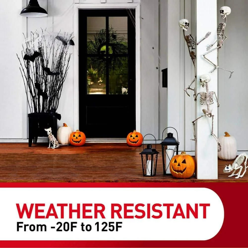 COMMAND Outdoor Rope Light Clips, Clear, Damage Free Decorating, 12 Clips And 16 Strips 4 COMMAND Outdoor Rope Light Clips, Clear, Damage Free Decorating, 12 Clips And 16 Strips - Image 2