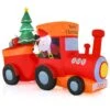 5.5 Ft. Height 8 Ft. Christmas Inflatable Santa Train Decoration With Santa Claus Deer & Gift Box -Christmas Decor Shop costway christmas inflatables tt10015us 64 1000