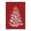 Christmas 2 Ft. X 3 Ft. Red Feather Christmas Tree Area Rug -Christmas Decor Shop dark red haiimeid christmas doormats x25iu0105h 123 64 1000