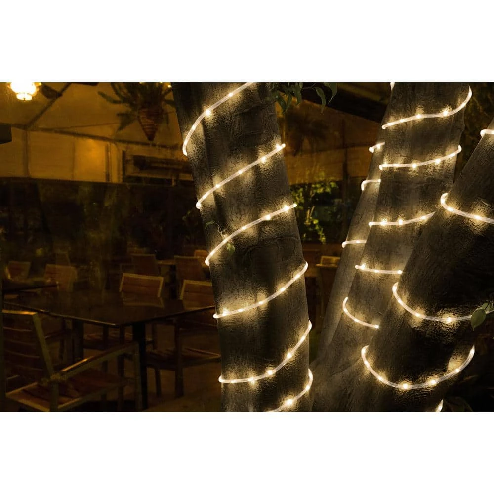 16 Ft. Soft White All Occasion Indoor Outdoor Mini LED Rope Light Decoration (2-Pack) 7 16 Ft. Soft White All Occasion Indoor Outdoor Mini LED Rope Light Decoration (2-Pack) - Image 5