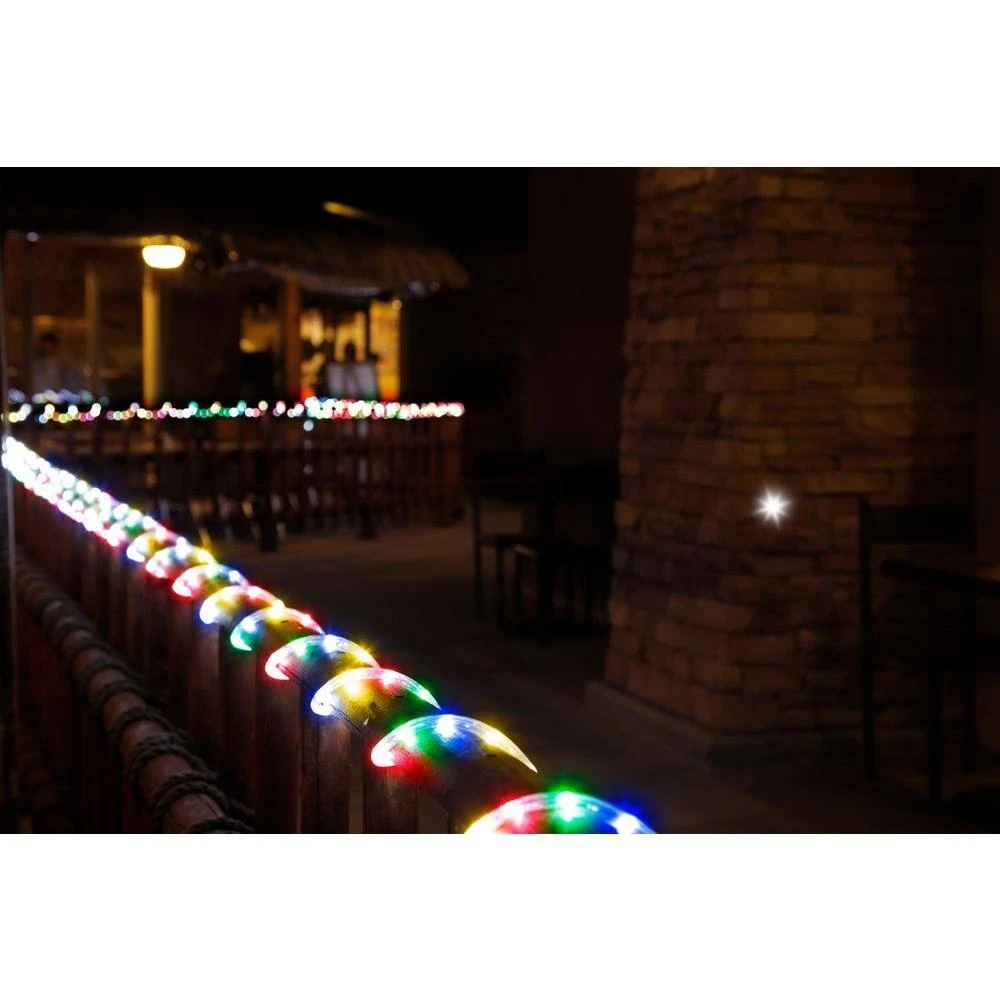 48 Ft. Multi-Color All Occasion Indoor Outdoor LED Rope Light 360Directional Shine Decoration (2-Pack, 96 Ft. Total) 5 48 Ft. Multi-Color All Occasion Indoor Outdoor LED Rope Light 360Directional Shine Decoration (2-Pack, 96 Ft. Total) - Image 3