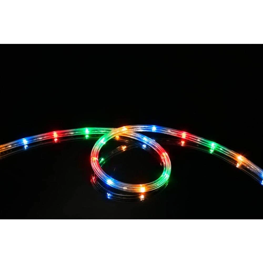 48 Ft. Multi-Color All Occasion Indoor Outdoor LED Rope Light 360Directional Shine Decoration (2-Pack, 96 Ft. Total) 3 48 Ft. Multi-Color All Occasion Indoor Outdoor LED Rope Light 360Directional Shine Decoration (2-Pack, 96 Ft. Total)