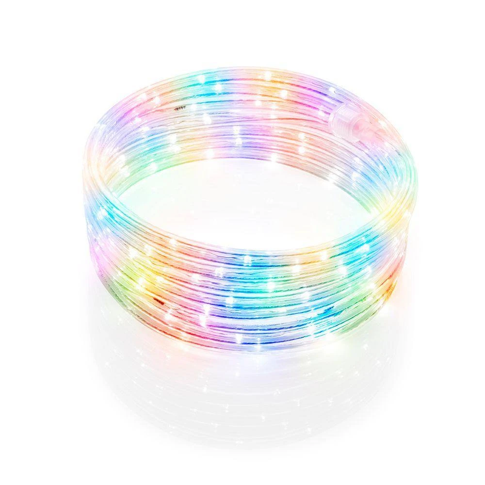 48 Ft. Multi-Color All Occasion Indoor Outdoor LED Rope Light 360Directional Shine Decoration (2-Pack, 96 Ft. Total) 4 48 Ft. Multi-Color All Occasion Indoor Outdoor LED Rope Light 360Directional Shine Decoration (2-Pack, 96 Ft. Total) - Image 2