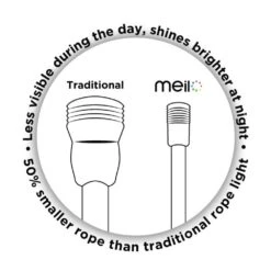 16 Ft. 80-Light Blue LED Mini Rope Light -Christmas Decor Shop deerport decor christmas rope lights mrl16 bl c3 1000