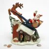 9.5 In. X 9.5 In. Santa's Christmas Sleigh Ride Die-Cast Iron Mechanical Coin Bank 2 9.5 In. X 9.5 In. Santa's Christmas Sleigh Ride Die-Cast Iron Mechanical Coin Bank -Christmas Decor Shop design toscano christmas figurines sp2255 64 1000