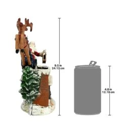 9.5 In. X 9.5 In. Santa's Christmas Sleigh Ride Die-Cast Iron Mechanical Coin Bank 15 9.5 In. X 9.5 In. Santa's Christmas Sleigh Ride Die-Cast Iron Mechanical Coin Bank -Christmas Decor Shop design toscano christmas figurines sp2255 76 1000