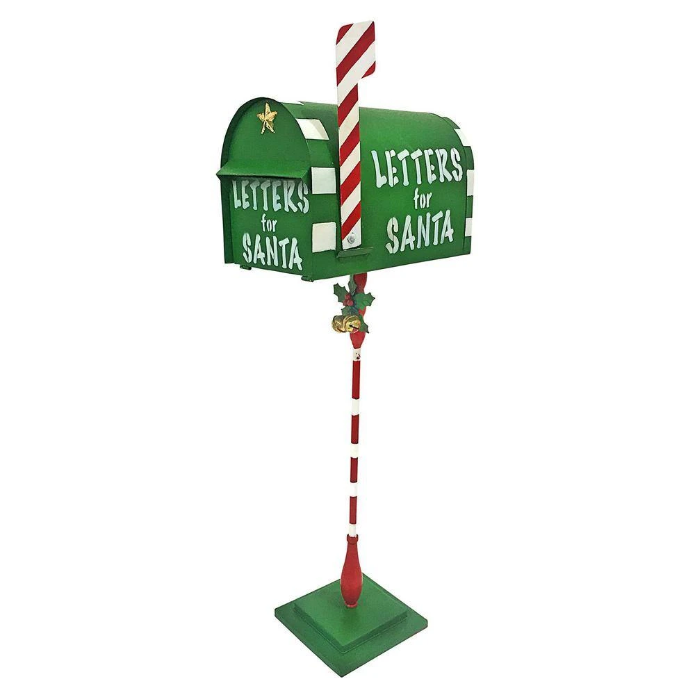 34 In. Metal Letters For Santa Holiday Mailbox 5 34 In. Metal Letters For Santa Holiday Mailbox - Image 3