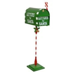 34 In. Metal Letters For Santa Holiday Mailbox