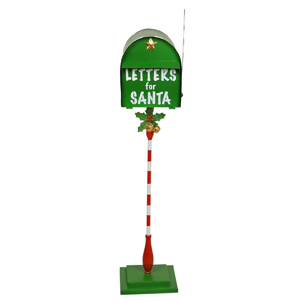 34 In. Metal Letters For Santa Holiday Mailbox 4 34 In. Metal Letters For Santa Holiday Mailbox - Image 2