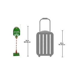 34 In. Metal Letters For Santa Holiday Mailbox 14 34 In. Metal Letters For Santa Holiday Mailbox -Christmas Decor Shop design toscano christmas yard decorations fu16851 fa 1000