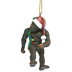 3 In. Bigfoot, The Holiday Yeti Holiday Ornament 13 3 In. Bigfoot, The Holiday Yeti Holiday Ornament -Christmas Decor Shop design toscano single christmas ornaments db383084 44 1000