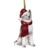 3.5 In. Siberian Huskey Holiday Dog Ornament Sculpture 1 3.5 In. Siberian Huskey Holiday Dog Ornament Sculpture -Christmas Decor Shop design toscano single christmas ornaments jh576306 64 1000