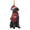 3.5 In. Black Lab Holiday Dog Ornament Sculpture -Christmas Decor Shop design toscano single christmas ornaments jh576310 64 1000