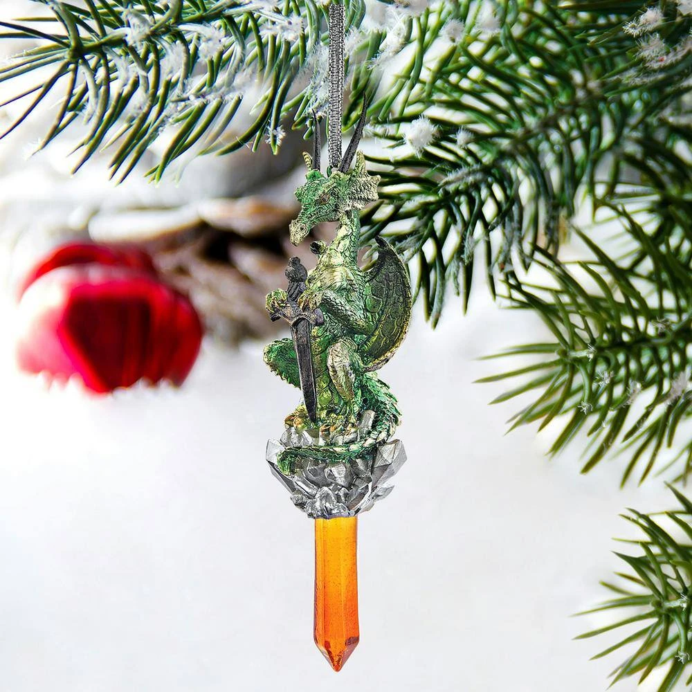 6.25 In. Cicles, The Gothic Dragon Collectible Holiday Ornament 10 6.25 In. Cicles, The Gothic Dragon Collectible Holiday Ornament - Image 8