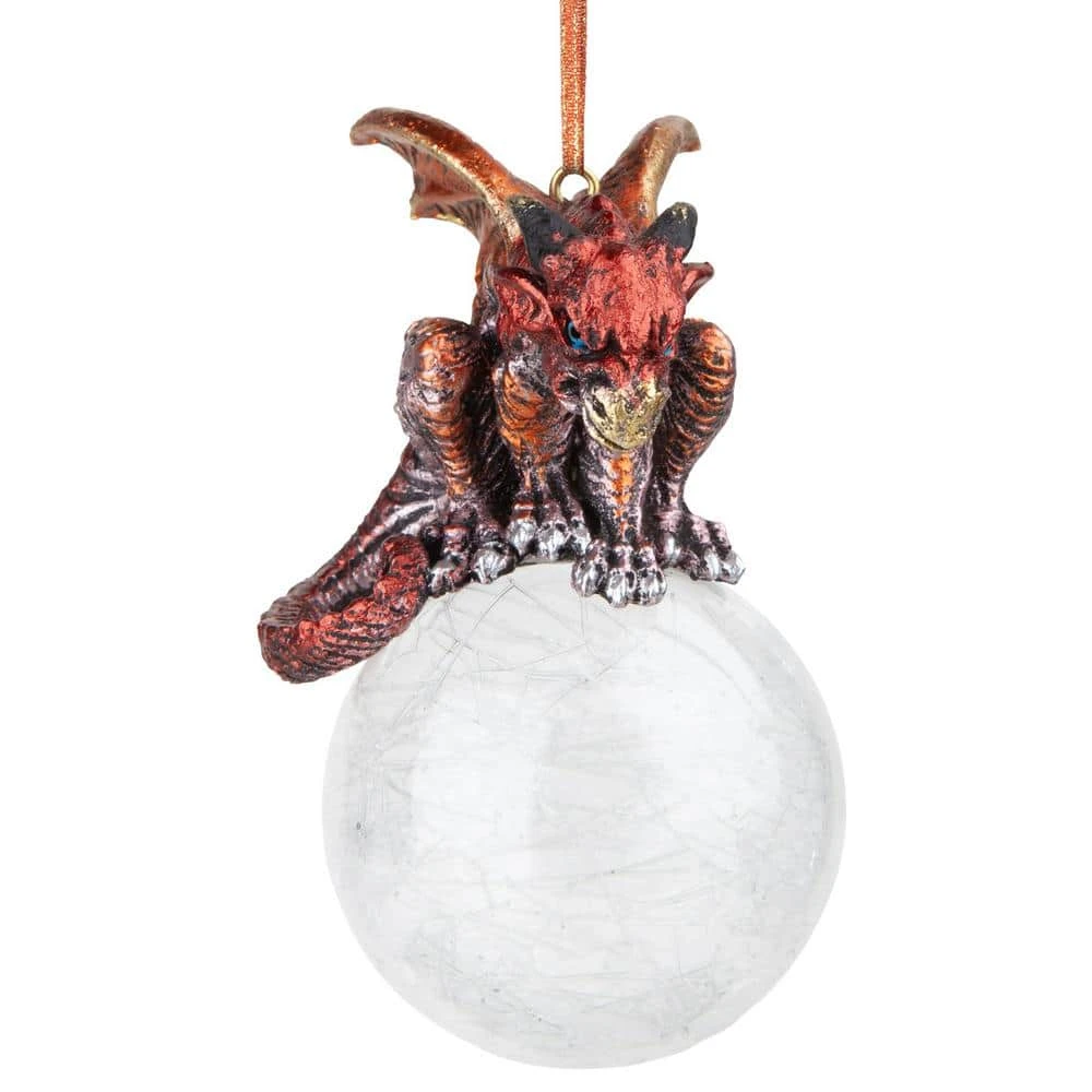 3.5 In. The Pensive Percher Dragon 2018 Collectible Holiday Ornament 7 3.5 In. The Pensive Percher Dragon 2018 Collectible Holiday Ornament - Image 5