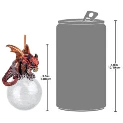 3.5 In. The Pensive Percher Dragon 2018 Collectible Holiday Ornament 14 3.5 In. The Pensive Percher Dragon 2018 Collectible Holiday Ornament -Christmas Decor Shop design toscano single christmas ornaments qs293582 fa 1000