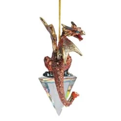 3.5 In. Diamond Dragon Gothic Holiday Ornament