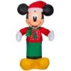 Disney 3.5 Ft. Pre-lit Inflatable Airblown Mickey In Christmas Sweater 2 Disney 3.5 Ft. Pre-lit Inflatable Airblown Mickey In Christmas Sweater -Christmas Decor Shop disney christmas inflatables 114823 64 1000