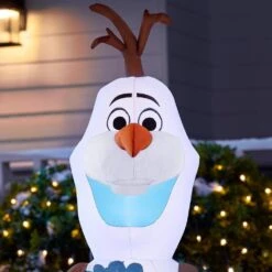 Disney 4 Ft. Inflatable Olaf With Snowflake Scarf 12 Disney 4 Ft. Inflatable Olaf With Snowflake Scarf -Christmas Decor Shop disney christmas inflatables 117476 1d 1000