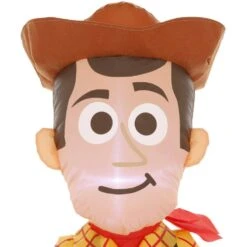 Disney 3.5 Ft. Pre-Lit Inflatable Airblown Woody With Candy Cane -Christmas Decor Shop disney christmas inflatables g 115169 4f 1000