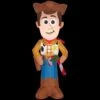 Disney 3.5 Ft. Pre-Lit Inflatable Airblown Woody With Candy Cane -Christmas Decor Shop disney christmas inflatables g 115169 64 1000