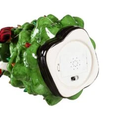 12 In. LED Ceramic Snowman With Christmas Tree Body And Cardinals Table Decor, Set Of 2 -Christmas Decor Shop evergreen enterprises christmas centerpieces 8tal051 1f 1000