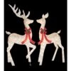 UL Ombre Glittering Clear Light Thread Buck And Doe Sculpture 2-Set -Christmas Decor Shop everstar christmas novelty lights es 69591 64 1000