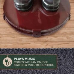 58 In. Dancing Mrs.Claus With Hooded Cloak And Basket,Standing Decor, Motion-Activated Christmas Animatronic -Christmas Decor Shop fraser hill farm christmas figurines famc058d 23red a0 1000