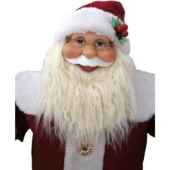25 In. Musical Christmas Santa Claus With 2 Serving Plates -Christmas Decor Shop fraser hill farm christmas figurines fsc036 1rd2 44 1000