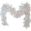 9 Ft. Christmas Decor With Cool White Twinkle Lights -Christmas Decor Shop fraser hill farm christmas garland ffif090g 1wh 64 1000