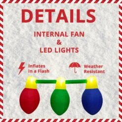 3.5 Ft. Pre-Lit Hanging Christmas Bulb Trio Christmas Inflatable 12 3.5 Ft. Pre-Lit Hanging Christmas Bulb Trio Christmas Inflatable -Christmas Decor Shop fraser hill farm christmas inflatables fhfinbulbs08 1l 40 1000